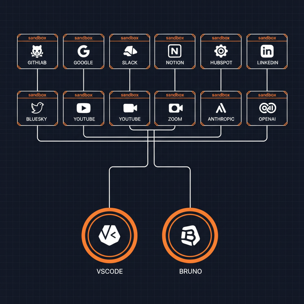 Platform Stack — Every Service, Sandboxed